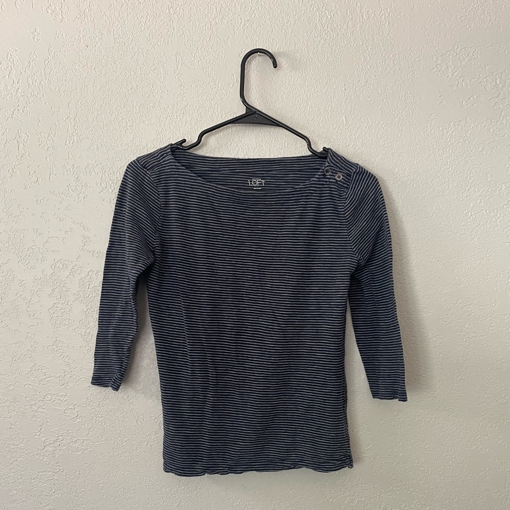 Loft striped top